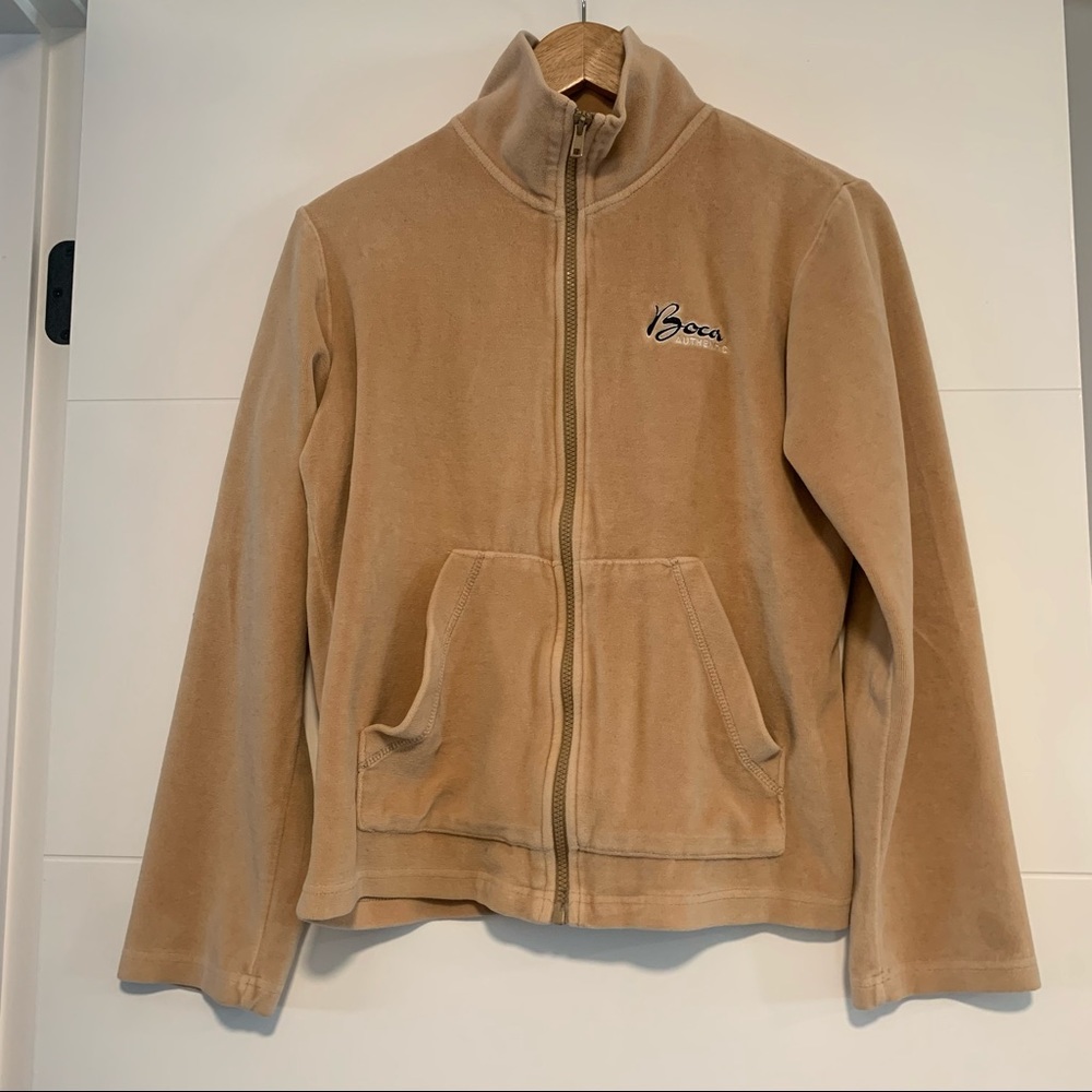 Boca | Y2K Beige/Tan Zip Up